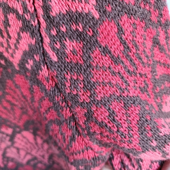 Nomadic Traders Ladies Fairisle Nordic Cardigan Sz Medium Vibrant Colours - Picture 8 of 10